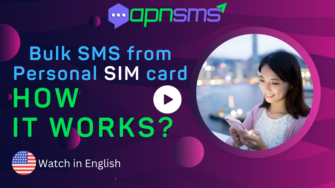 How to work APN SMS & Send unlimited SMS from your own mobile SIM